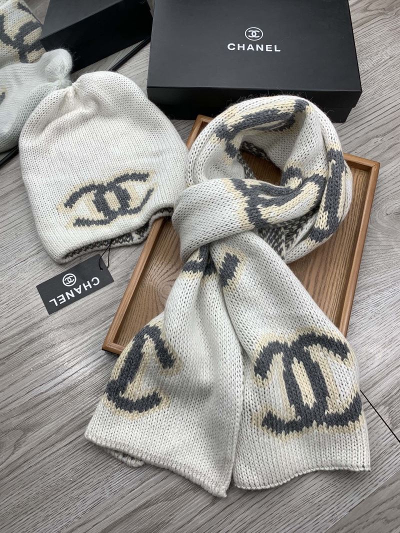 Chanel Caps Scarfs